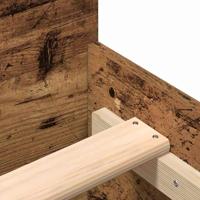 Bedframe met hoofdeinde Oud hout 200 x 200 cm Bewerkt hout - thumbnail