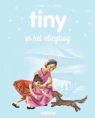 Standaard Uitgeverij Tiny in het vliegtuig