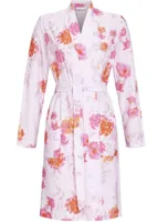 Ringella dames dunne badjas - Pink rose - thumbnail