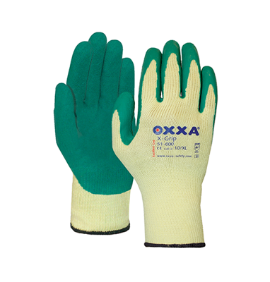Oxxa X-Grip Werkhandschoen Geel/Groen, 9 - 15100009 - 15100009 Oxxa X-Grip Werkhandschoen Geel/Groen, 9 - 15100009 - 15100009