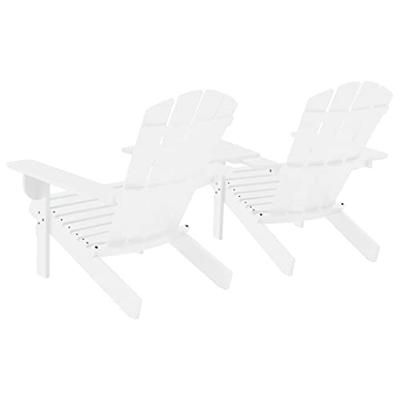 Tuinstoel Adirondack massief vurenhout wit Tuinstoel Adirondack massief vurenhout wit