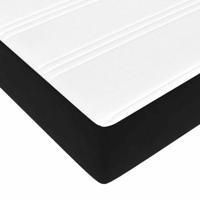 Boxspringbed met matras Zwart 160 x 210 cm Stof - thumbnail