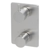 Wiesbaden Caral afbouwdeel therm. 2 weg geb.staal - thumbnail