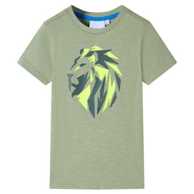 Kindershirt 104 lichtkakikleurig