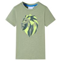Kindershirt 104 lichtkakikleurig - thumbnail