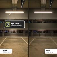 Set van 2 LED TL Buizen 120 cm - T8 (G13) - 18W 2880lm - 160lm/W - High lumen - vervangt 96W (96W/860) - 6000K - flikkervrij - thumbnail