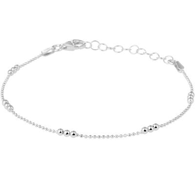 TFT Armband Zilver Bolletjes 2,0 mm 16 + 3 cm