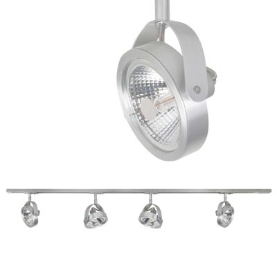 Highlight Railsysteem Trackline 150 cm + 4 Malta spots mat chroom Highlight Railsysteem Trackline 150 cm + 4 Malta spots mat chroom