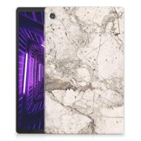 Lenovo Tab M10 Plus Tablet Back Cover Marmer Beige - thumbnail
