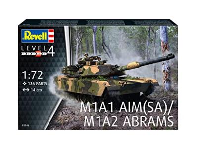 Revell 1/72 M1A1 AIM(SA)/ M1A2 Abrams Revell 1/72 M1A1 AIM(SA)/ M1A2 Abrams