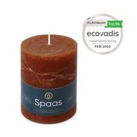 Kaars rustiek 80/110 mm bordeaux Spaas - Spaas - thumbnail