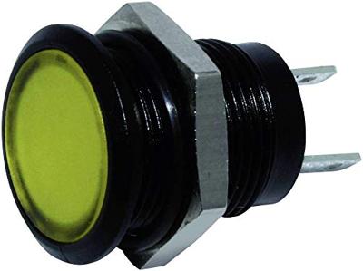 Signal Construct SKED12114 LED-signaallamp Geel 24 V/DC 1240 mcd