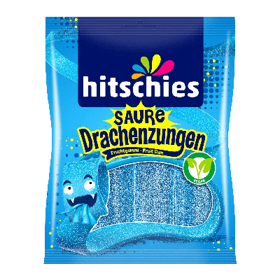 Haribo Hitschies saure drachenzungen blau (20x 125gr)