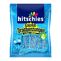 Haribo Hitschies saure drachenzungen blau (20x 125gr) - thumbnail