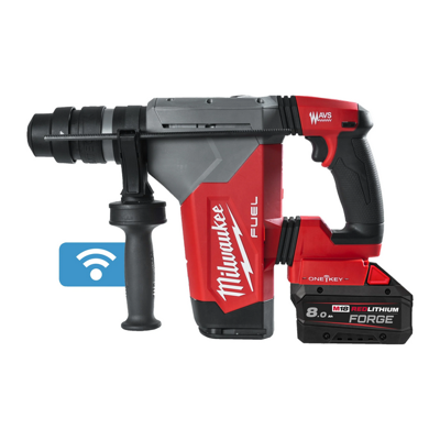 Milwaukee M18 FUEL™ ONEFHPX-802X ONE-KEY™ Accu combihamer SDS-Plus 5,0J + snelwisselboorkop 18V 8.0Ah in HD-Box - 4933500234 Milwaukee M18 FUEL™ ONEFHPX-802X ONE-KEY™ Accu combihamer SDS-Plus 5,0J + snelwisselboorkop 18V 8.0Ah in HD-Box - 4933500234