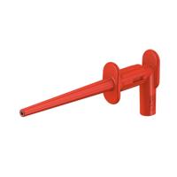 Stäubli MICROGRIP-XB Veiligheids-krokodilklem Steekaansluiting 2 mm CAT II 300 V Rood - thumbnail