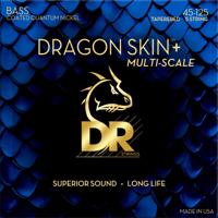 DR DBQM5-45 Dragon Skin+ Quantum Nickel Multiscale Bass Guitar Strings 45-125 - Snarenset voor 5-string basgitaar - thumbnail