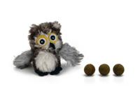 Beeztees Uil - Kattenspeelgoed - Incl. Catnipballen - 9,5 cm - thumbnail