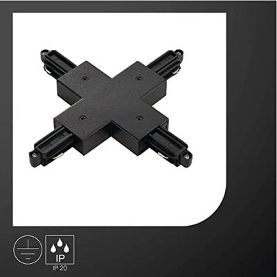 SLV X-Connector 1-Fase zwart - 143160