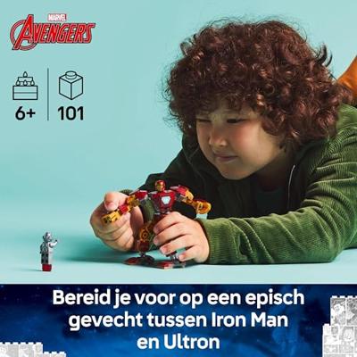 LEGO Marvel 76307 Iron Man Mech vs. Ultron - Superheldenspeelgoed voor kinderen vanaf 6 jaar - thumbnail