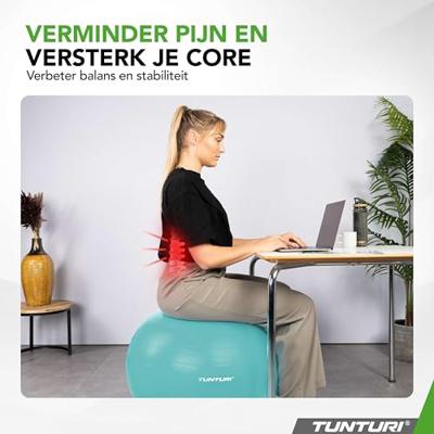Fitnessbal Anti-Burst 65cm Turquoise