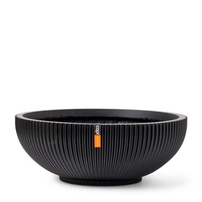 Capi Schaal groove d40h15cm zwart