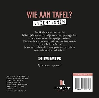 Wie aan tafel? Vriendinnen