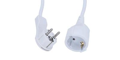 AS Schwabe 50521 Stroom Verlengkabel Wit 5 m H05VV-F 3G 1,5 mm² AS Schwabe 50521 Stroom Verlengkabel Wit 5 m H05VV-F 3G 1,5 mm²