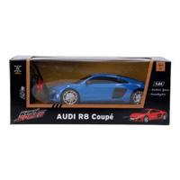 Radiografisch Bestuurbare Auto Audi 1:24 R8 Coupe Blauw - thumbnail