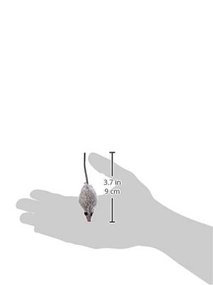 Muis grijswit 5cm 4 stuks