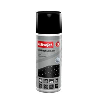 Activejet AOC-200 computerreinigingskit Metaal/Plastic, Mobiele telefoon/Smartphone, PC, Printer, Scanner Luchtdrukreiniger voor apparatuurreiniging 400 ml