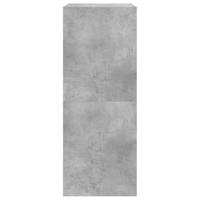 Schoenenkast met 2 klaplades 80x42x108 cm betongrijs - thumbnail