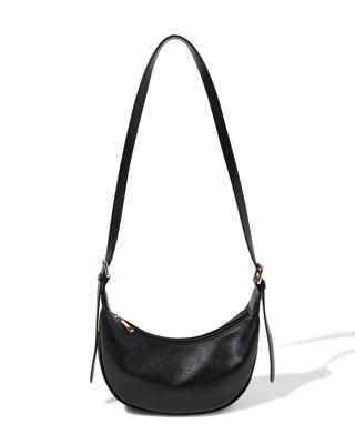 HEMA Schoudertas imitatieleer zwart