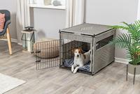 TRIXIE BENCH HOMEKENNEL POLYROTAN LICHTGRIJS 58X77X60 CM - thumbnail