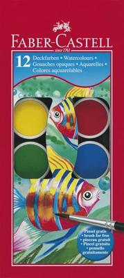 Faber Castell FC-125012 Verfdoos 12 Kleuren