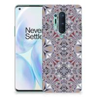OnePlus 8 Pro | TPU | Siliconen hoesje | Flower Tiles - thumbnail