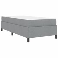 Boxspring bed Lichtgrijs en zwart 90 x 190 cm - thumbnail
