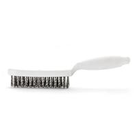 Lessmann Staalborstel | lengte 285 mm | 0,35 mm RVS-staaldraad golvend | 3-rijig | 1 stuk - 185431 185431 - thumbnail