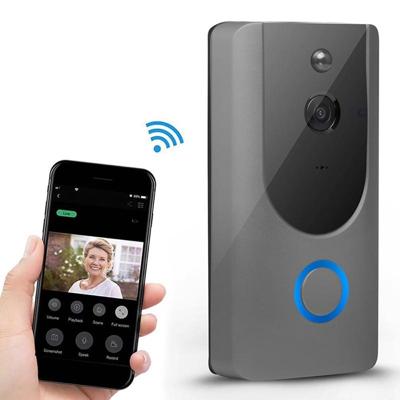 M2 720P Smart WIFI Video visuele deurbel ondersteuning voor mobiele telefoon tele-Monitoring & nachtzicht (grijs)
