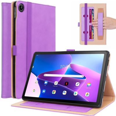 Lunso - Lenovo Tab M10 Plus Gen 3 (3e generatie) - Luxe Bookcase hoes - Paars Lunso - Lenovo Tab M10 Plus Gen 3 (3e generatie) - Luxe Bookcase hoes - Paars