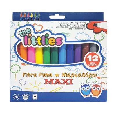 The Littlies viltstiften maxi tip junior 5 mm 12 delig The Littlies viltstiften maxi tip junior 5 mm 12 delig
