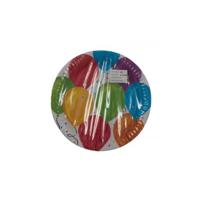 Papieren bord 23cm 6 stuks - thumbnail