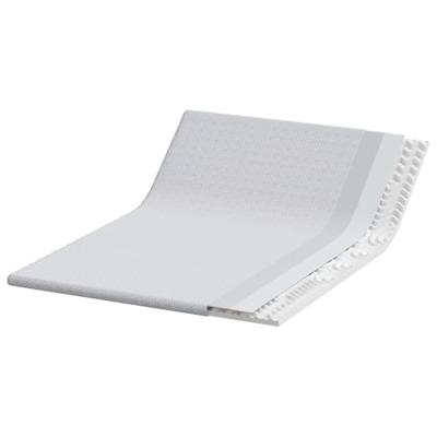 VidaXL Matrastopper wit 140 x 190 cm jacquard stof VidaXL Matrastopper wit 140 x 190 cm jacquard stof