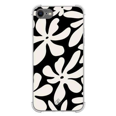 iPhone SE (2020/2022) / 8 / 7 shockproof hoesje - Noir bloom