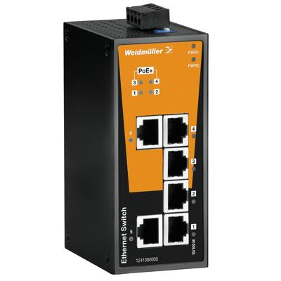 Weidmüller IE-SW-BL06-2TX-4POE Industrial Ethernet Switch