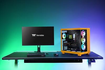 Thermaltake View 380 XL TG ARGB Midi Tower Geel