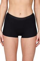 Microfiber 2-pak dames boxershort Young - Vrouwen ondergoed - onderbroek - wit, zwart - thumbnail