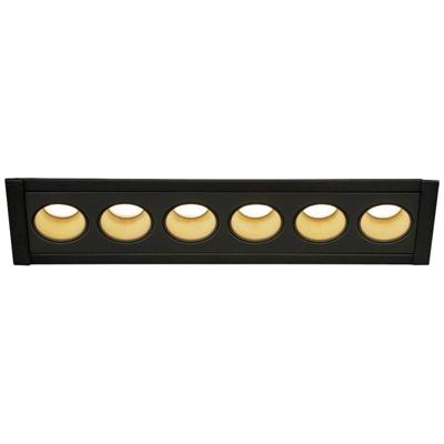 SLV Led inbouwlampMilandos 6-lichts 6x130 lumen zwart - 1005415
