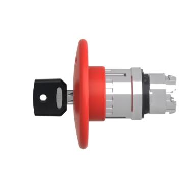 Schneider Electric ZB4BS964 ZB4BS964 Terugstelbaar, Vergrendelbaar (Ø) 22 mm Zonder markering Chroom, Rood 1 stuk(s)