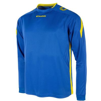 Stanno 411003 Drive Match Shirt LS - Royal-Yellow - XXXL